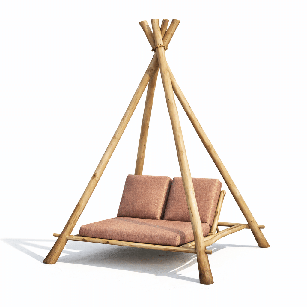 Teak Tipi Outdoor Bed