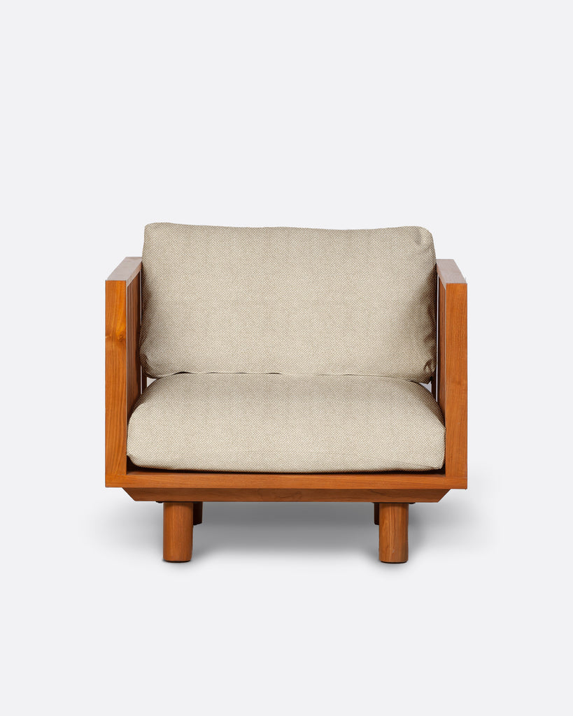 1-seater outdoor sofa