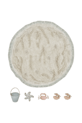 WASHABLE PLAY RUG ISLAND Ø 120 cm