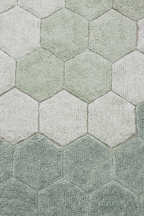 WASHABLE RUG ROUND HONEYCOMB Ø 140 cm