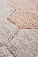 Cargar imagen en el visor de la galería, WASHABLE RUG ROUND HONEYCOMB Ø 140 cm