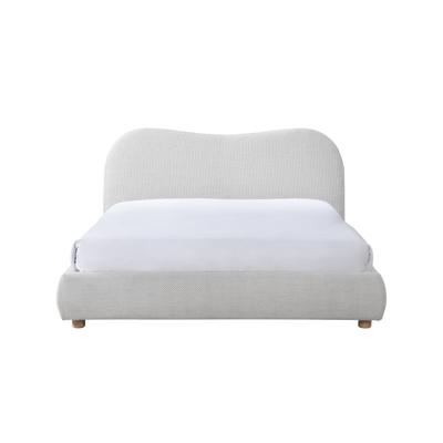 Wave Bed in Natural Weave