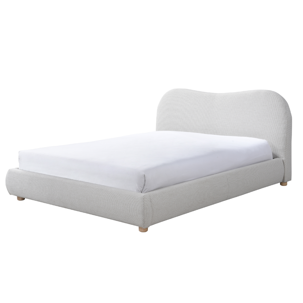 Wave Bed in Natural Weave