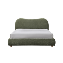 Load image into Gallery viewer, Wave Bed in Olive Soft Weave