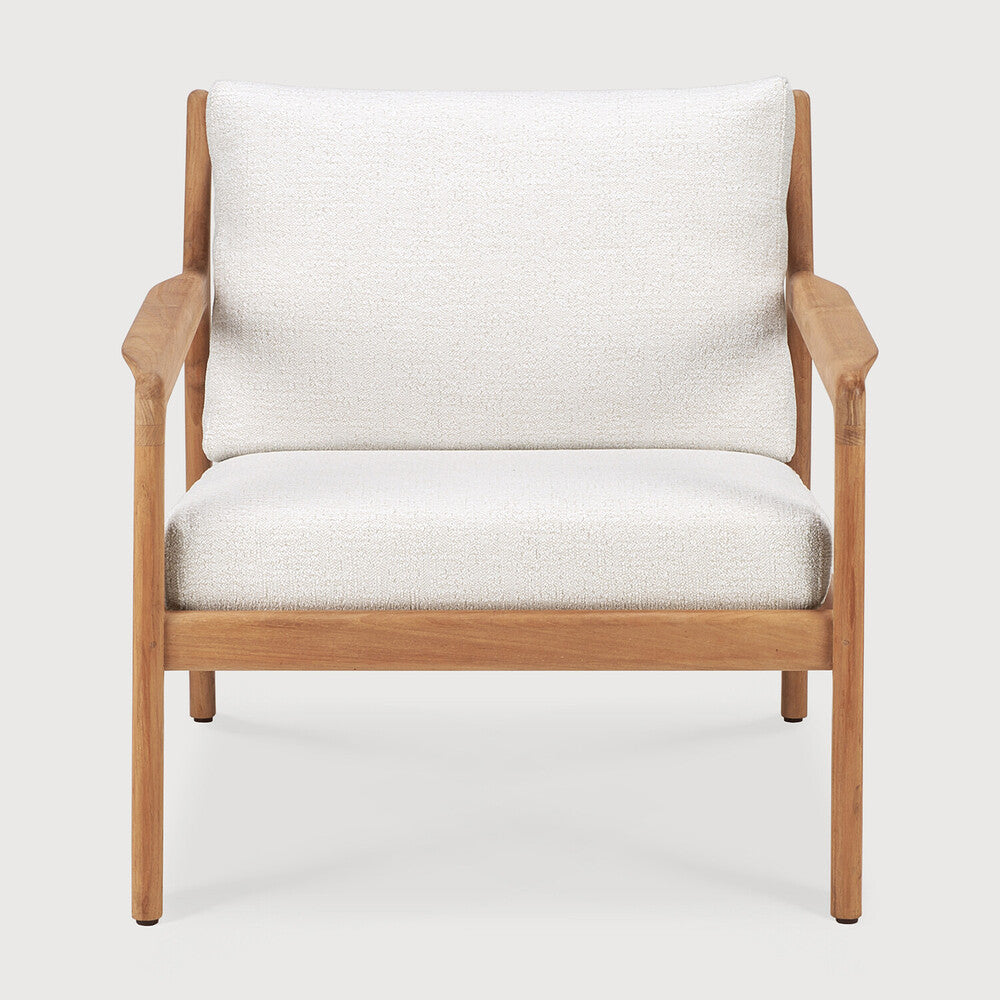 Off White Jack outdoor lounge chair by Jacques Deneef