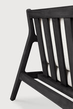 Carica l&#39;immagine nel visualizzatore di Gallery, Off White Teak Black Jack outdoor lounge chair by Jacques Deneef