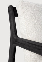 Load image into Gallery viewer, Off White Teak Black Jack outdoor lounge chair by Jacques Deneef