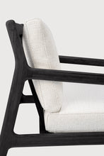 Carica l&#39;immagine nel visualizzatore di Gallery, Off White Teak Black Jack outdoor lounge chair by Jacques Deneef