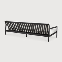 Load image into Gallery viewer, Off White Teak Black Jack outdoor sofa by Jacques Deneef