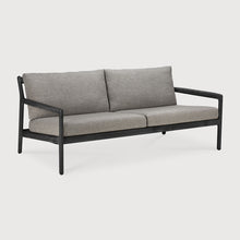 Load image into Gallery viewer, Mocha Teak Black Jack outdoor sofa by Jacques Deneef