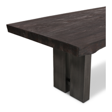 Load image into Gallery viewer, Dining table Jur dark brown 290-300*100