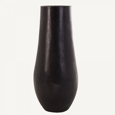 COCONUT VASE BLACK