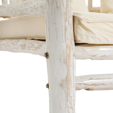 Load image into Gallery viewer, WHITE DECAPÉ TEAK WOOD BED 200 X 100 X 200 CM