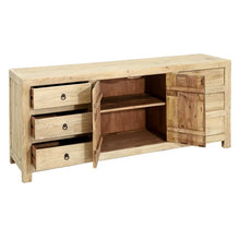 Load image into Gallery viewer, NATURAL 2 DOORS AND 6 DRAWERS SIDEBOARD 180 X 45 X 80 CM