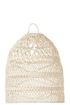 Lamp Shade Rattan White