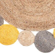 Load image into Gallery viewer, CARPET NATURAL-YELLOW JUTE 120 X 120 X 0,90 CM