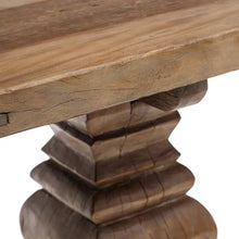 Load image into Gallery viewer, BROWN WOODEN CONSOLE 200 X 45 X 85 CM
