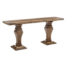 Load image into Gallery viewer, BROWN WOODEN CONSOLE 200 X 45 X 85 CM