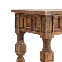 Carica l&#39;immagine nel visualizzatore di Gallery, BROWN MANGO WOOD CONSOLE 117 X 45 X 78 CM