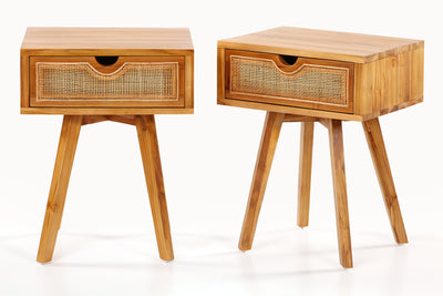 HAWANA BED SIDE TABLE WITH ONE DRAWER