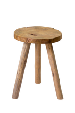 Load image into Gallery viewer, stool, wooden stool, wood stool, solid wood stool, wood side table, wood stool Limassol, wooden stool Limassol, wood stool Cyprus, wooden stool Cyprus, wood side table Limassol, wooden side table Limassol, wooden side table Cyprus, wood side table Cyprus