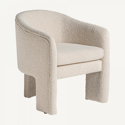BOUCLÉ ARMCHAIR