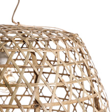 Cargar imagen en el visor de la galería, NATURAL FIBER CEILING LAMP 60 X 60 X 80 CM