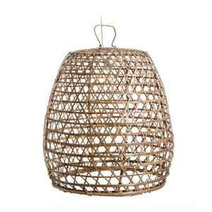 NATURAL FIBER CEILING LAMP 60 X 60 X 80 CM