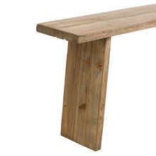 Carica l&#39;immagine nel visualizzatore di Gallery, NATURAL PINE WOOD CONSOLE ENTRANCE 183 X 38 X 76 CM