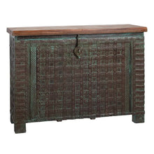 Load image into Gallery viewer, NATURAL TEAK WOOD CONSOLE LIVING ROOM 130 X 39 X 96 CM