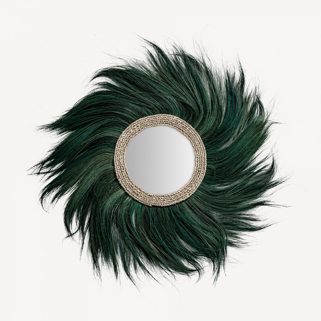 ABACA GREEN MIRROR