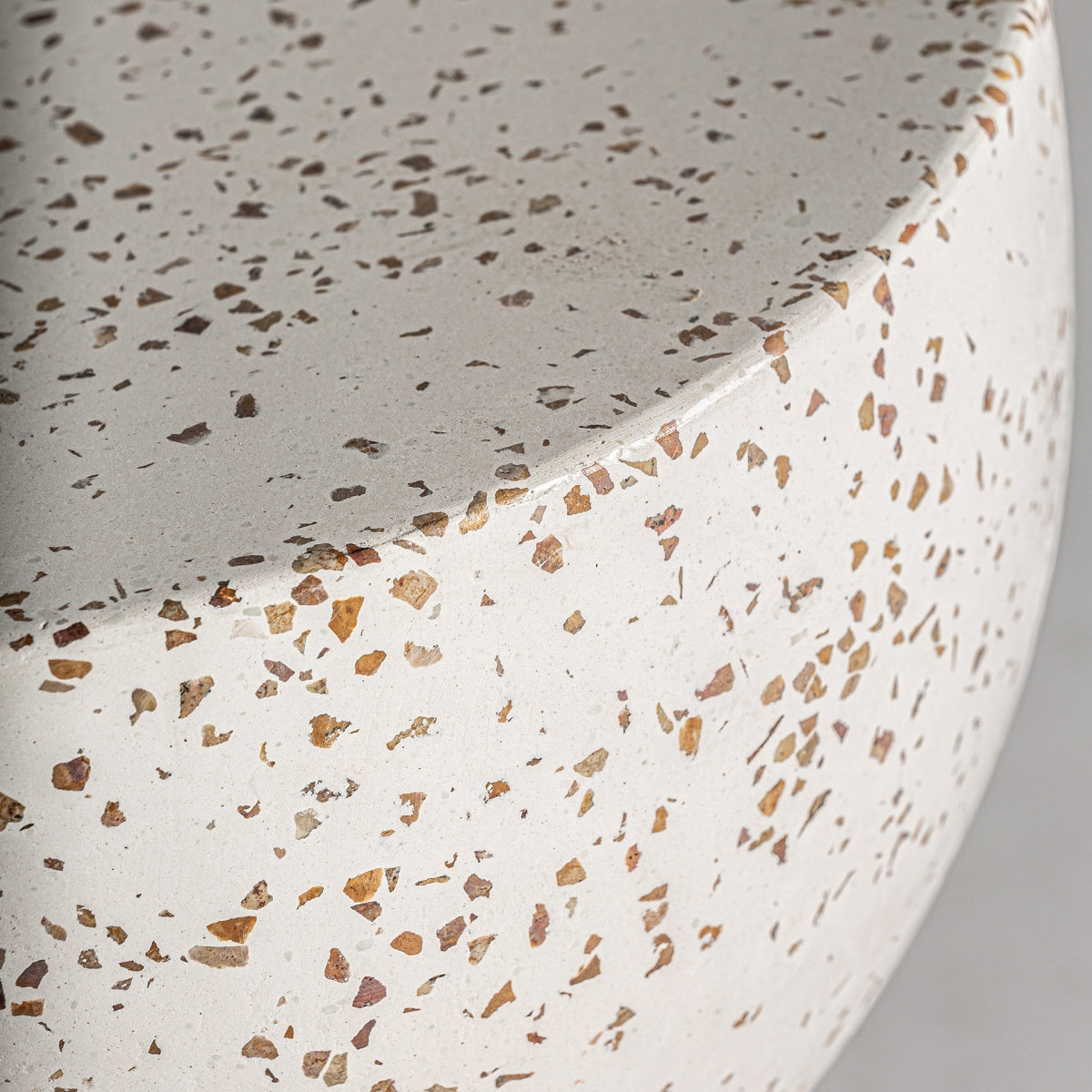 TERAZZO SIDE TABLE