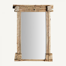 Load image into Gallery viewer, Teak carved mirror