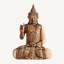 Load image into Gallery viewer, WOODEN BUDDHA