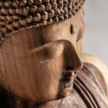 Load image into Gallery viewer, WOODEN BUDDHA