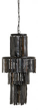 Load image into Gallery viewer, Hanging lamp, black metal strips