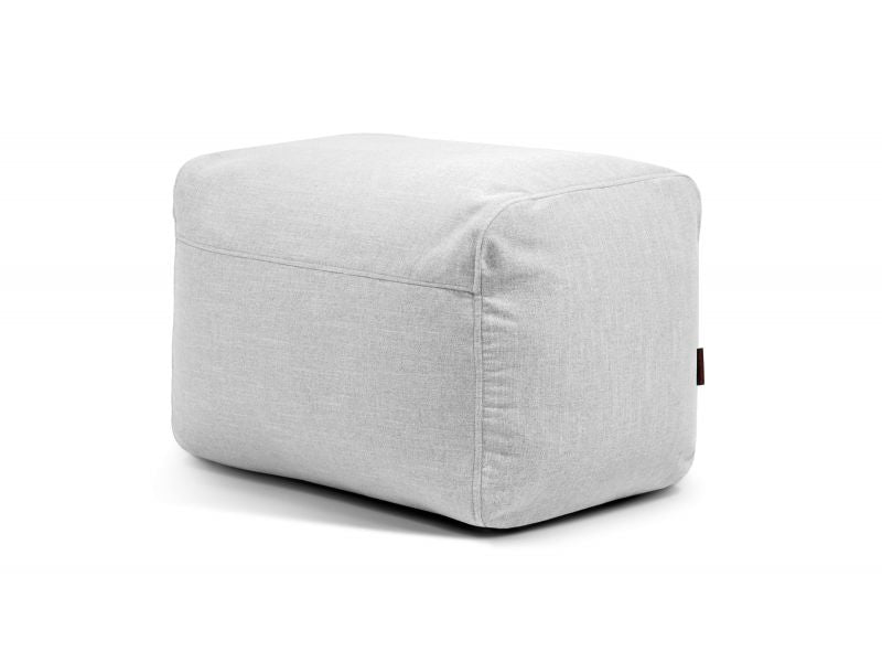 Pouf Plus 70 Gaia White Grey