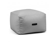 Laden Sie das Bild in den Galerie-Viewer, Pouf Softbox Teddy White Grey