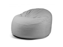 Carica l'immagine nel visualizzatore di Gallery, Foam Bean bag Om 110 Teddy White Grey