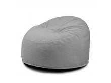 Laden Sie das Bild in den Galerie-Viewer, Foam Bean bag Om 85 Teddy White Grey
