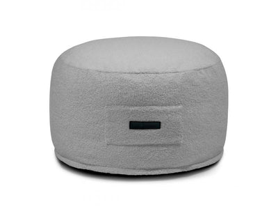 Foam Footstool On 60 Teddy White Grey