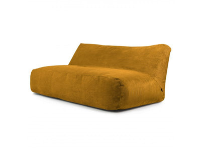 Bean bag Sofa Tube 190 Waves Mustard