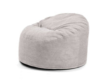 Laden Sie das Bild in den Galerie-Viewer, Foam Bean bag Om 85 Waves White Grey