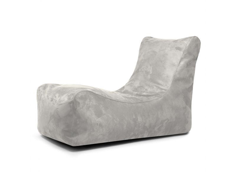 Bean bag Lounge Masterful White Grey