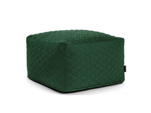 Load image into Gallery viewer, Pouf Softbox Lure Luxe Emerald Green