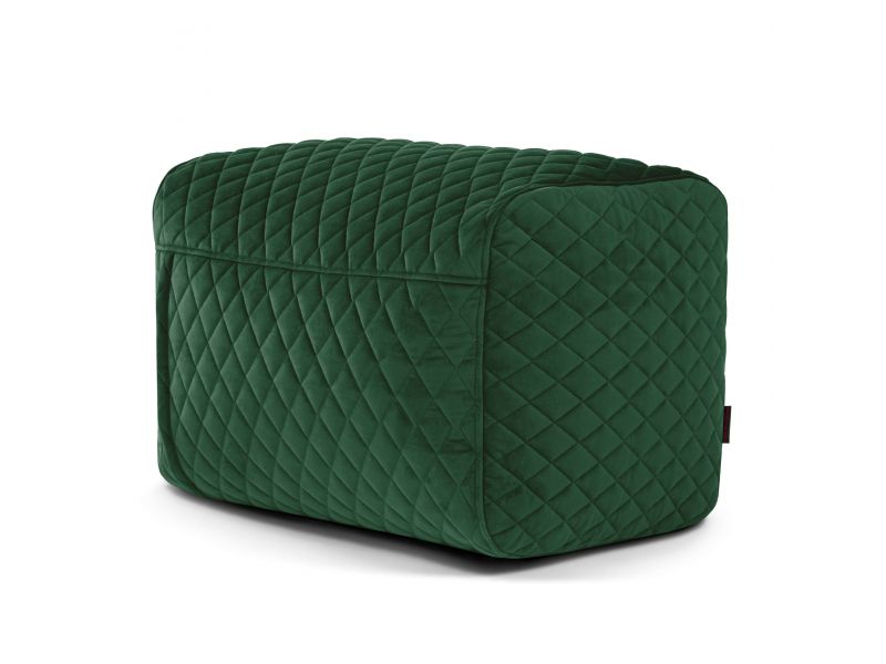 Pouf Plus 70 Lure Luxe Emerald Green