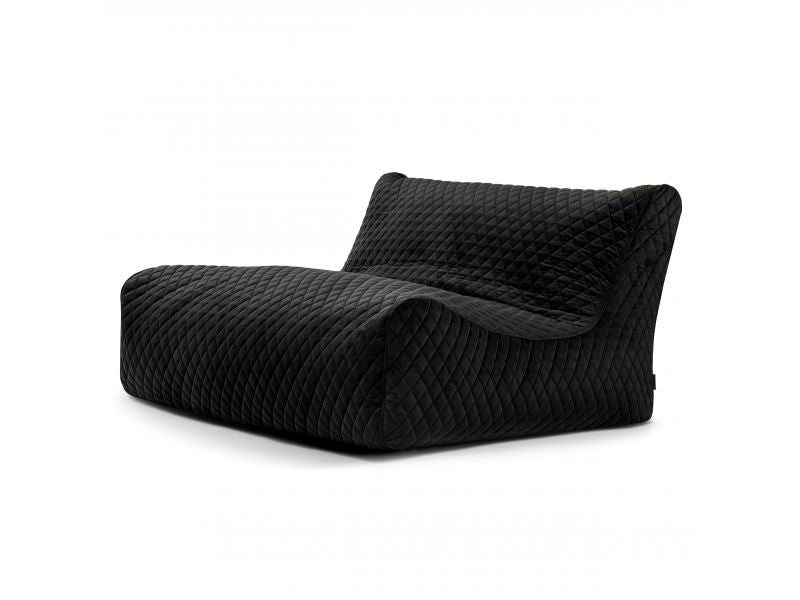 Bean bag Sofa Lounge Lure Luxe Black