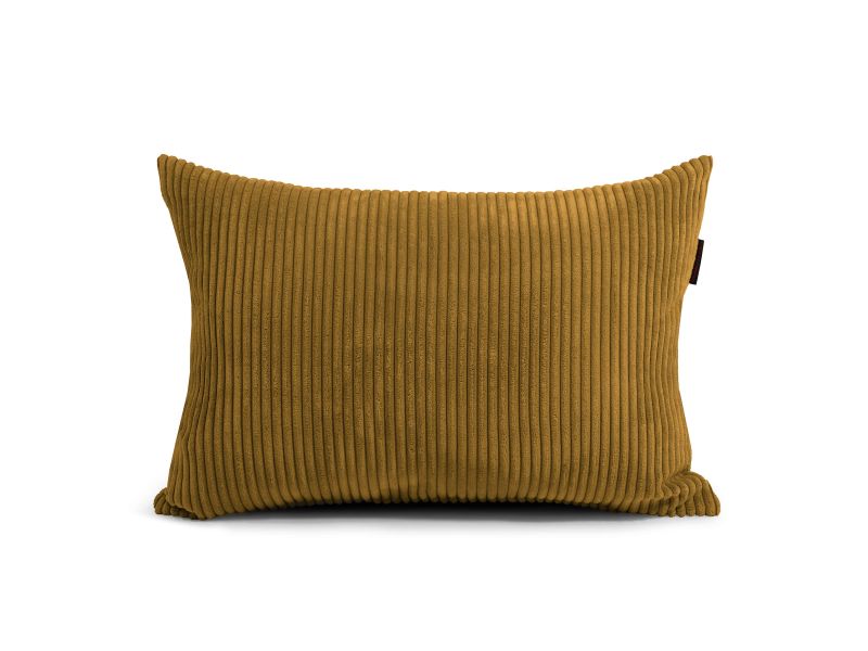 Pillow Square 65 Waves Mustard