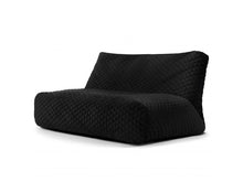 Load image into Gallery viewer, Bean bag Sofa Tube 160 Lure Luxe Black