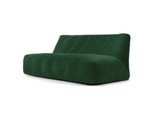 Laden Sie das Bild in den Galerie-Viewer, Bean bag Sofa Tube 190 Lure Luxe Emerald Green